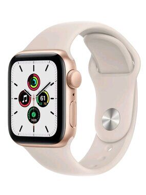 Apple Watch SE (GPS, 40mm) – Gold Aluminum Case + Multiple Bands